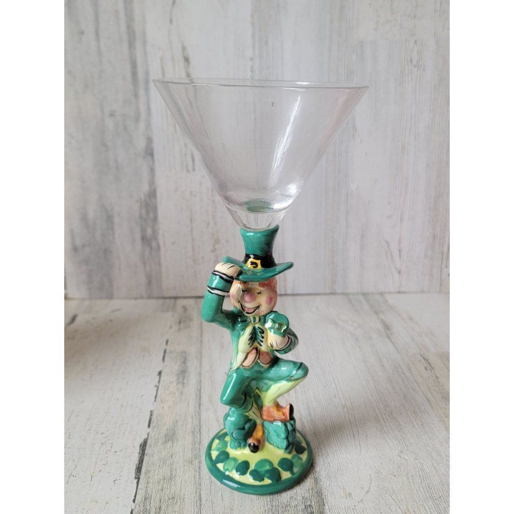 Blue sky martini leprechaun st Patrick's collectible‎ 2009 clover